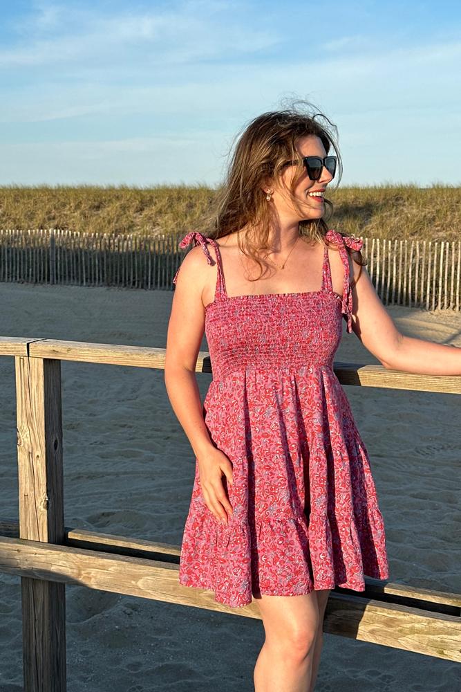 Girlwithagreenthumb's fit featuring XiRENA | summer, dress, floral, pink, maroon