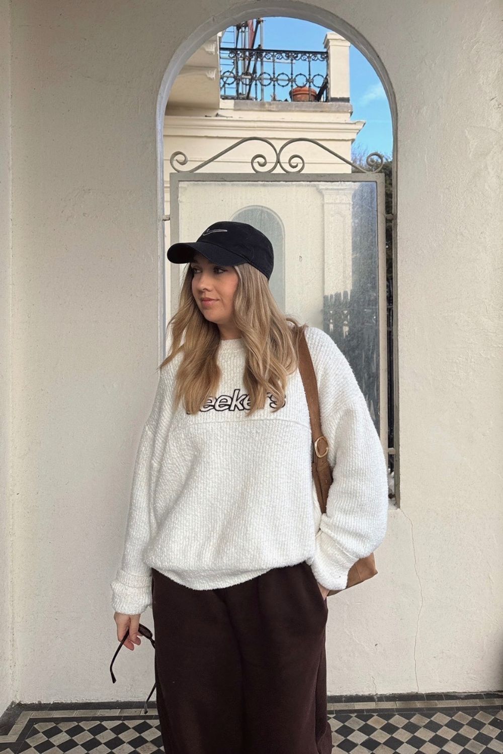 Post featuring Nonna Logo Knit Sweater