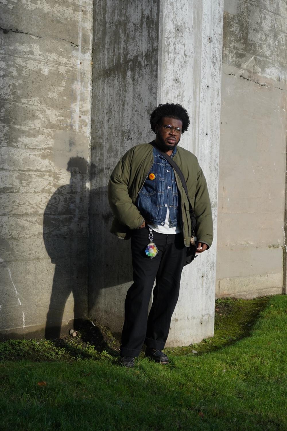 Post featuring MMJE6500 "Kyoto Montsuki" 15oz Black Selvedge Denim - Wide Fit