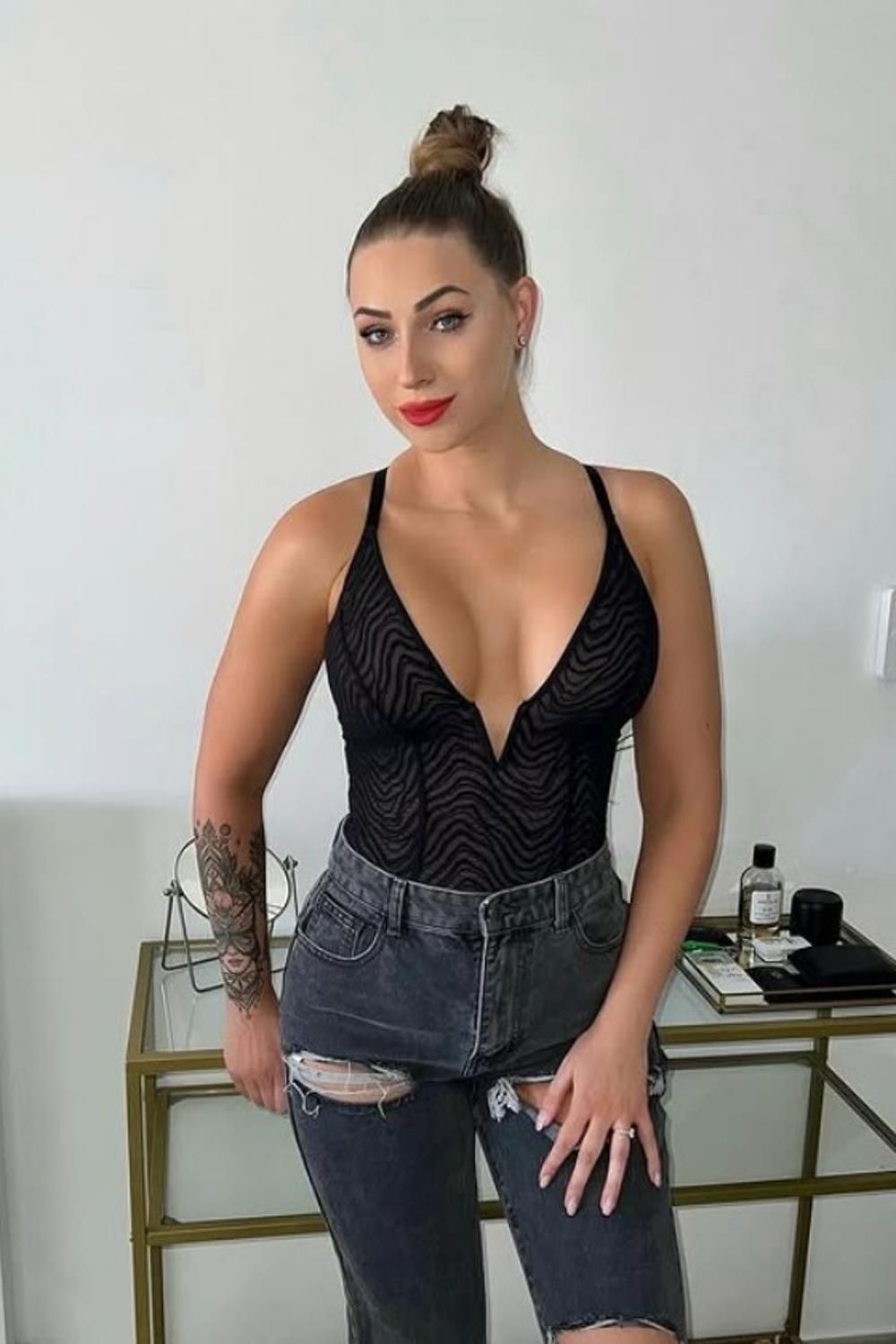 Post featuring Joyshaper Deep V Lace Shapewear Corset Thong Bodysuit