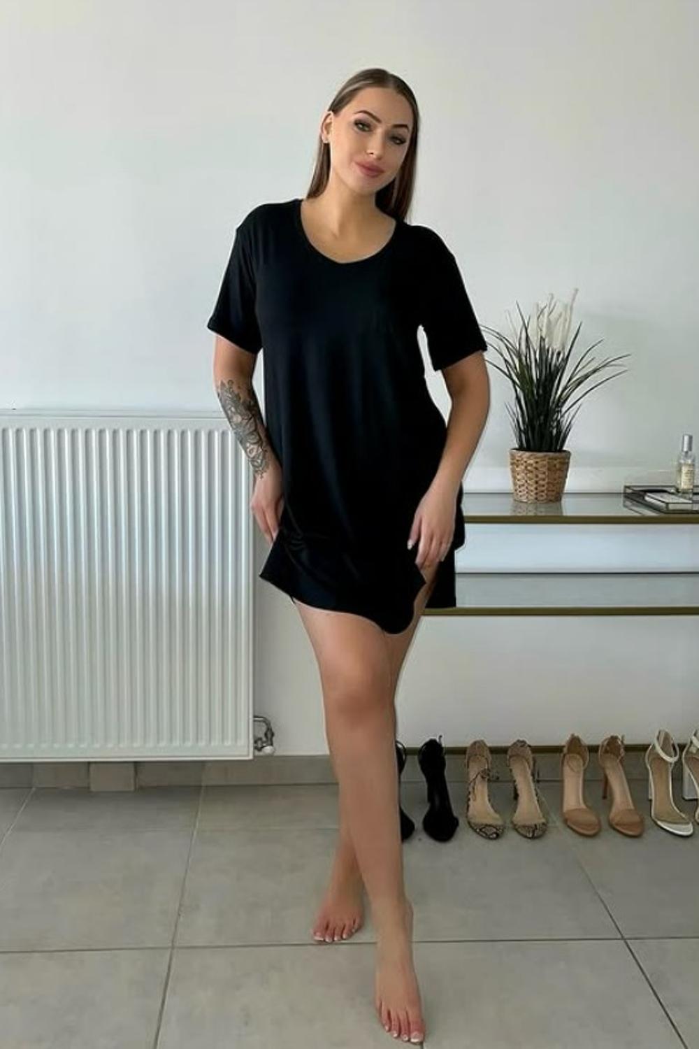 Post featuring 2 Pack Nightgowns Short Sleeve Sleepshirts