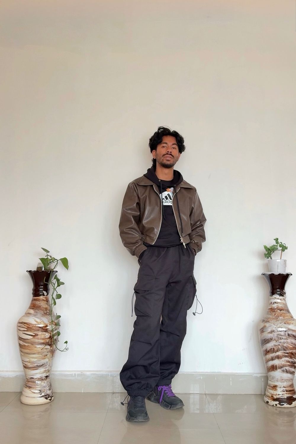 Post featuring Vintage leather cropped jacket