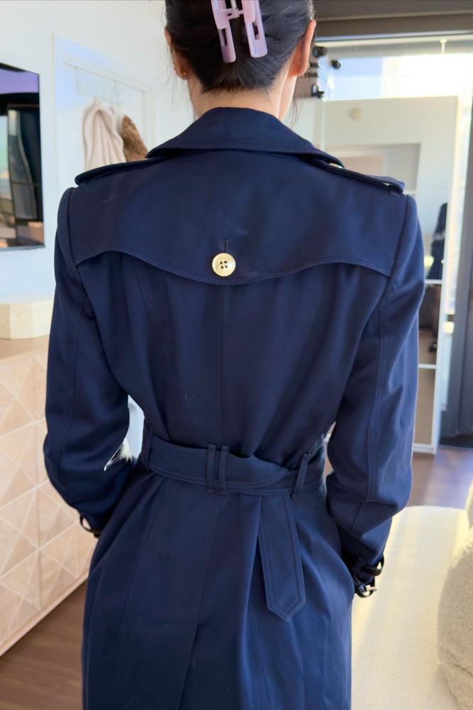 Tiffanysong's fit featuring Burberry, Wolford, Prada | burberry, citystyle, coat, fall, hosiery, loafers, model, offduty, prada, tights, trench, winter