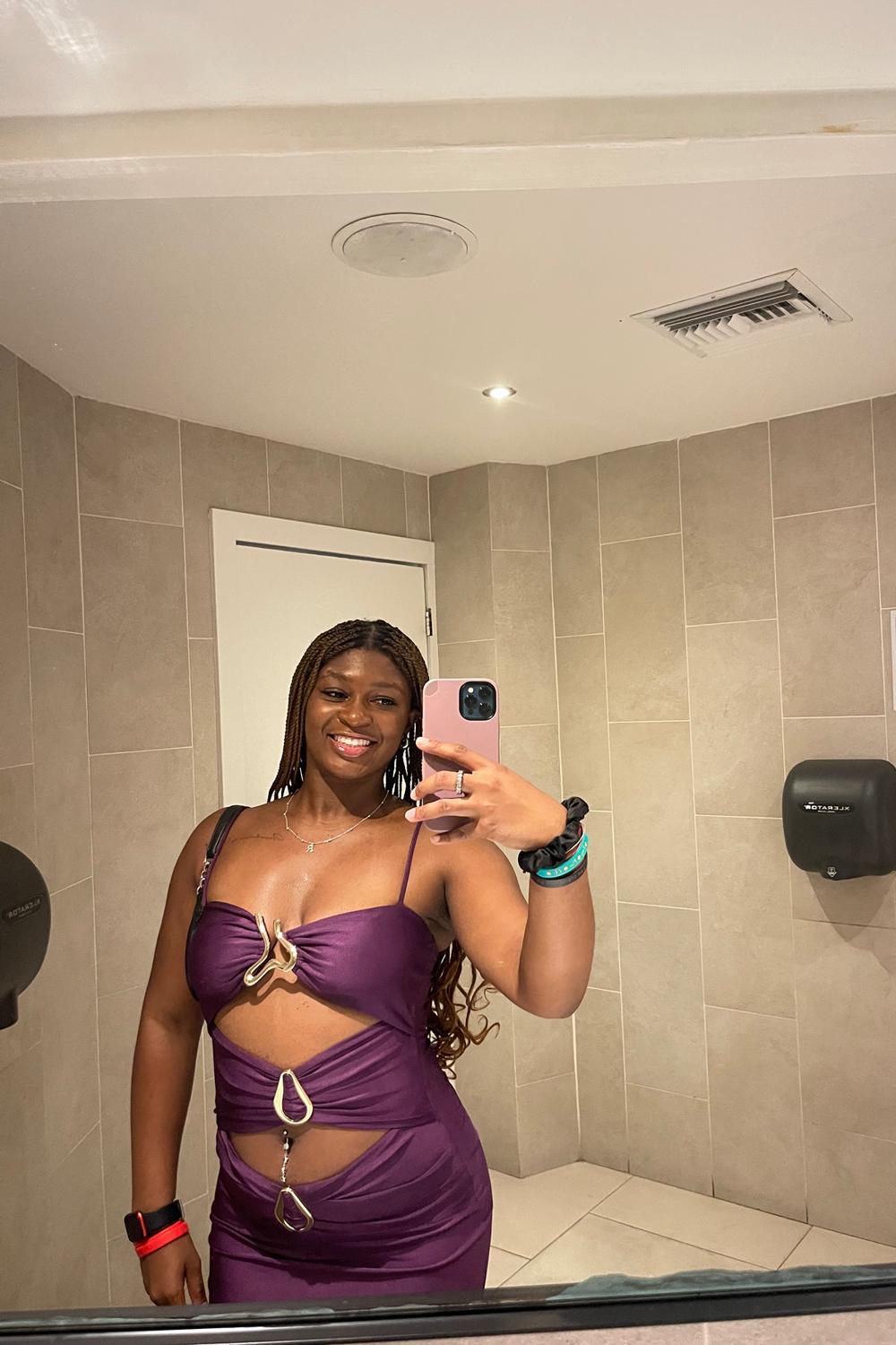 Post featuring Beach Club Cut Out Maxi Dress - Plum