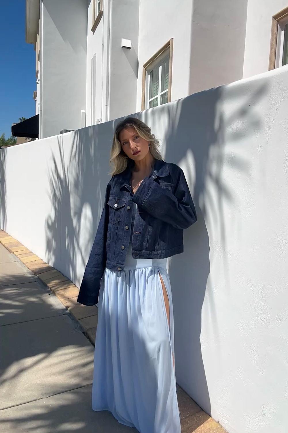 Post featuring Eden Strapless Maxi Dress - Blue