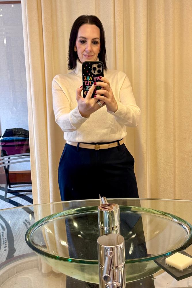 GAviv's fit featuring Charter Club, Tory Burch, Banana Republic Factory