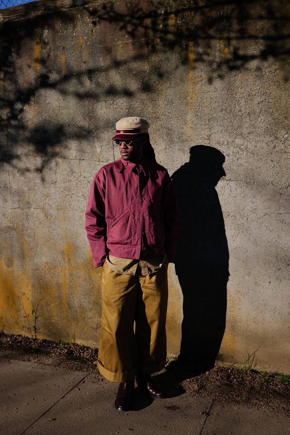 Post featuring Lot.324 USMD Convalescent Jacket Natural Dyed Burgundy