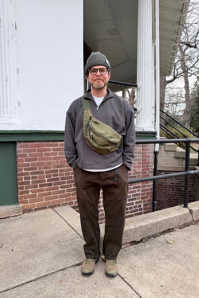 ChristopherCurran's fit featuring Engineered Garments, Gramicci, Constant Practice