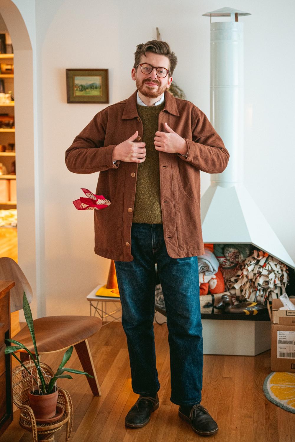 Post featuring Rustic Plainweave Hunting Jacket - Chocolate Brown