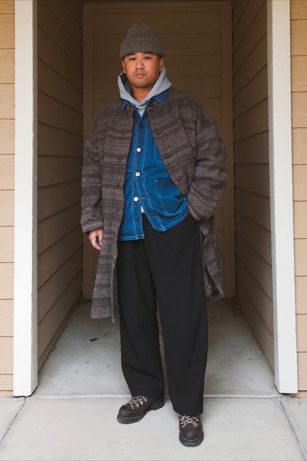 Post featuring EARTH WALL BOOK ORCHESTRA COAT  / SOIL BROWN