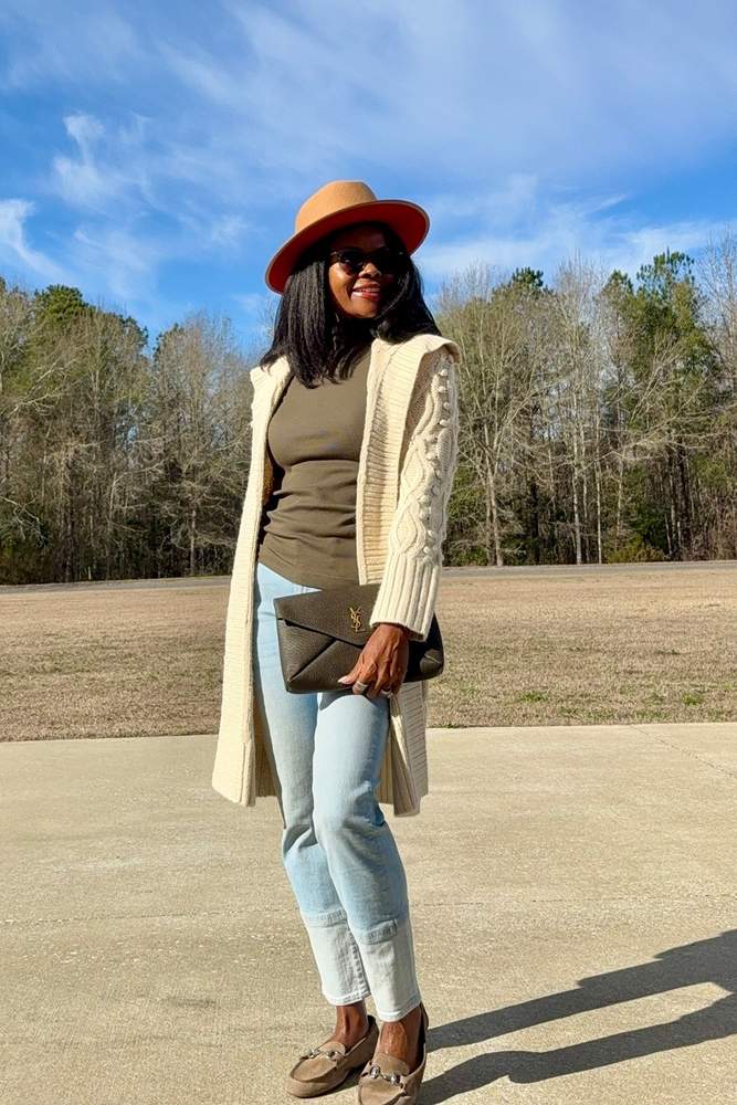 ToniTonyTone's fit featuring Loft, DSW, Yves Saint Laurent