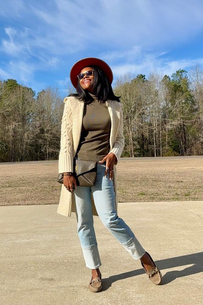 ToniTonyTone's fit featuring Loft, DSW, Yves Saint Laurent