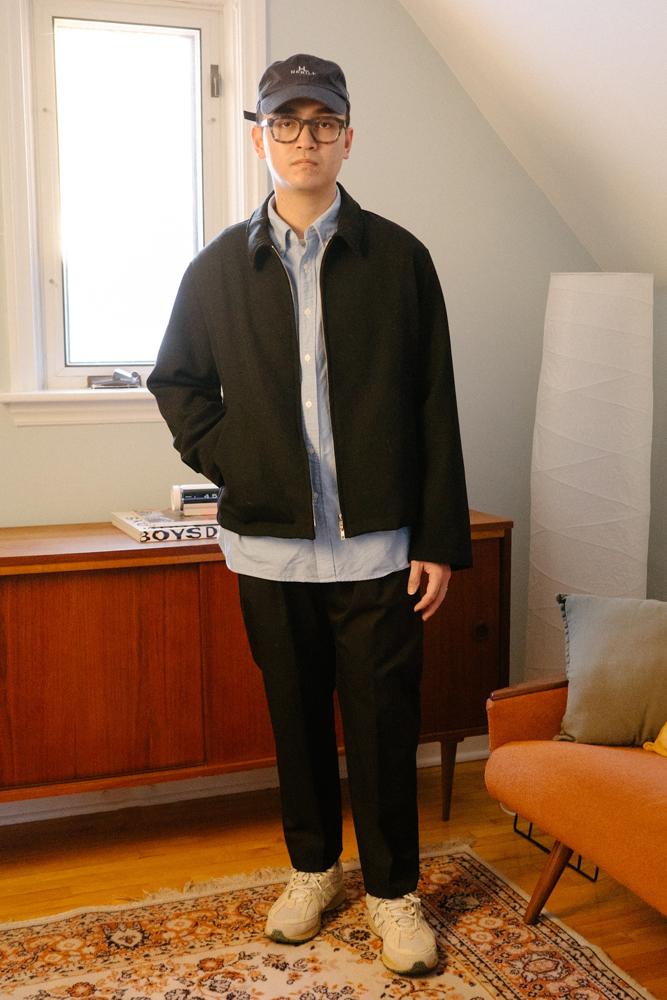 extrarice's fit featuring James Coward, Uniqlo, Auralee