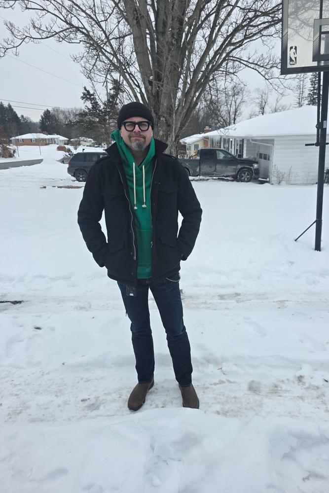 chainstitched's fit featuring Iron Heart, Yes Glasses, Blundstone