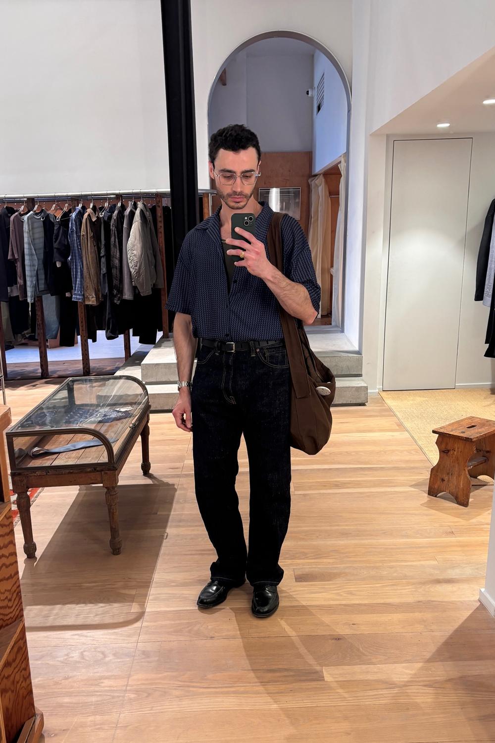 Post featuring Yoke Narrow Leather Belt - Black on Garmentory