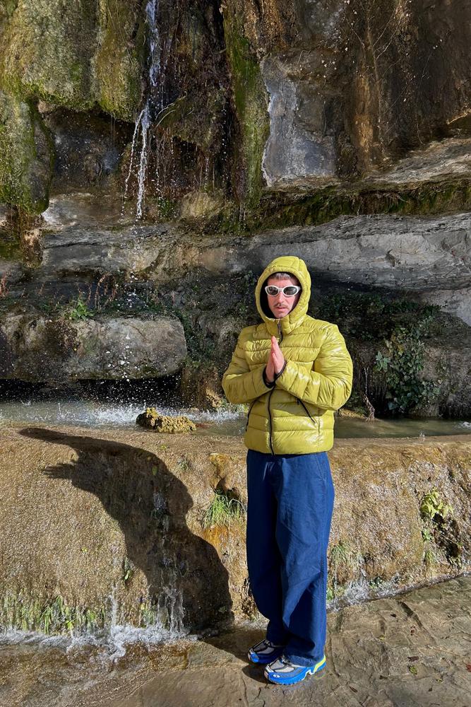 Markkkoc's fit featuring Bershka, Salomon, Uniqlo, Oakley