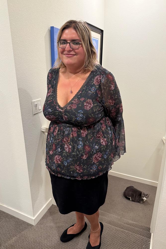 emmalilian's fit featuring Torrid, Warby Parker, Rothy's