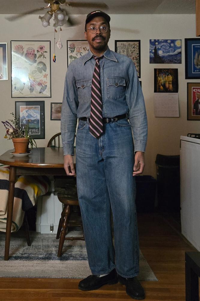 zeometer's fit featuring Levi's, Sebago, Vintage, Brooks Brothers, orSlow, Diesel