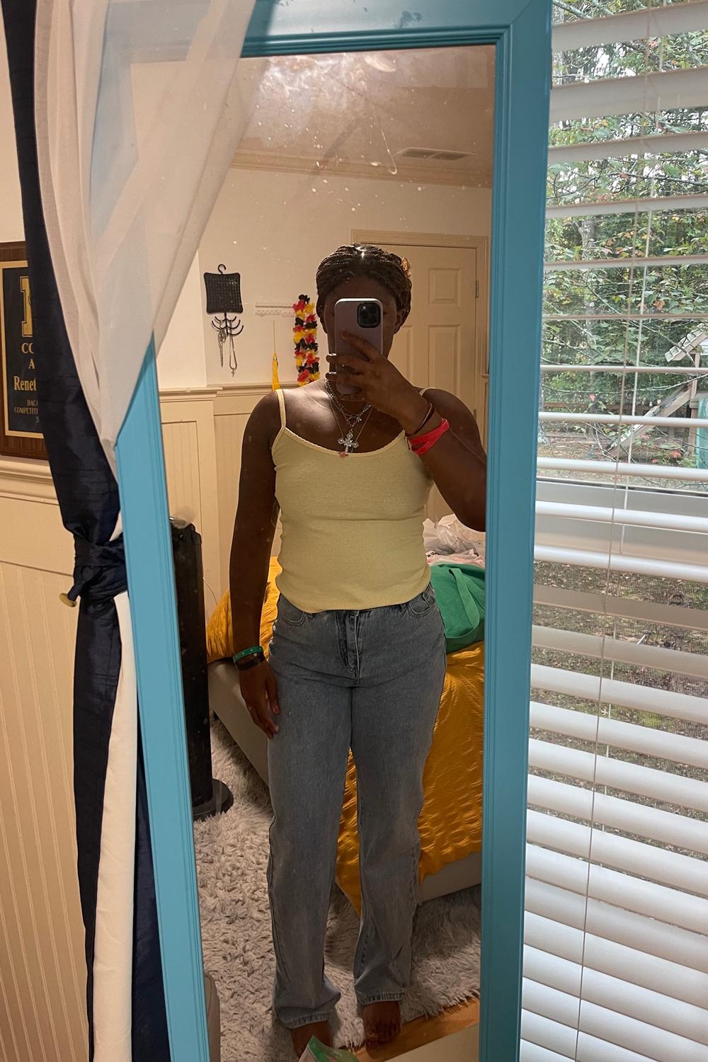 Post featuring Berry Sweet Embroidered Non Stretch Straight Leg Jeans - Light Wash