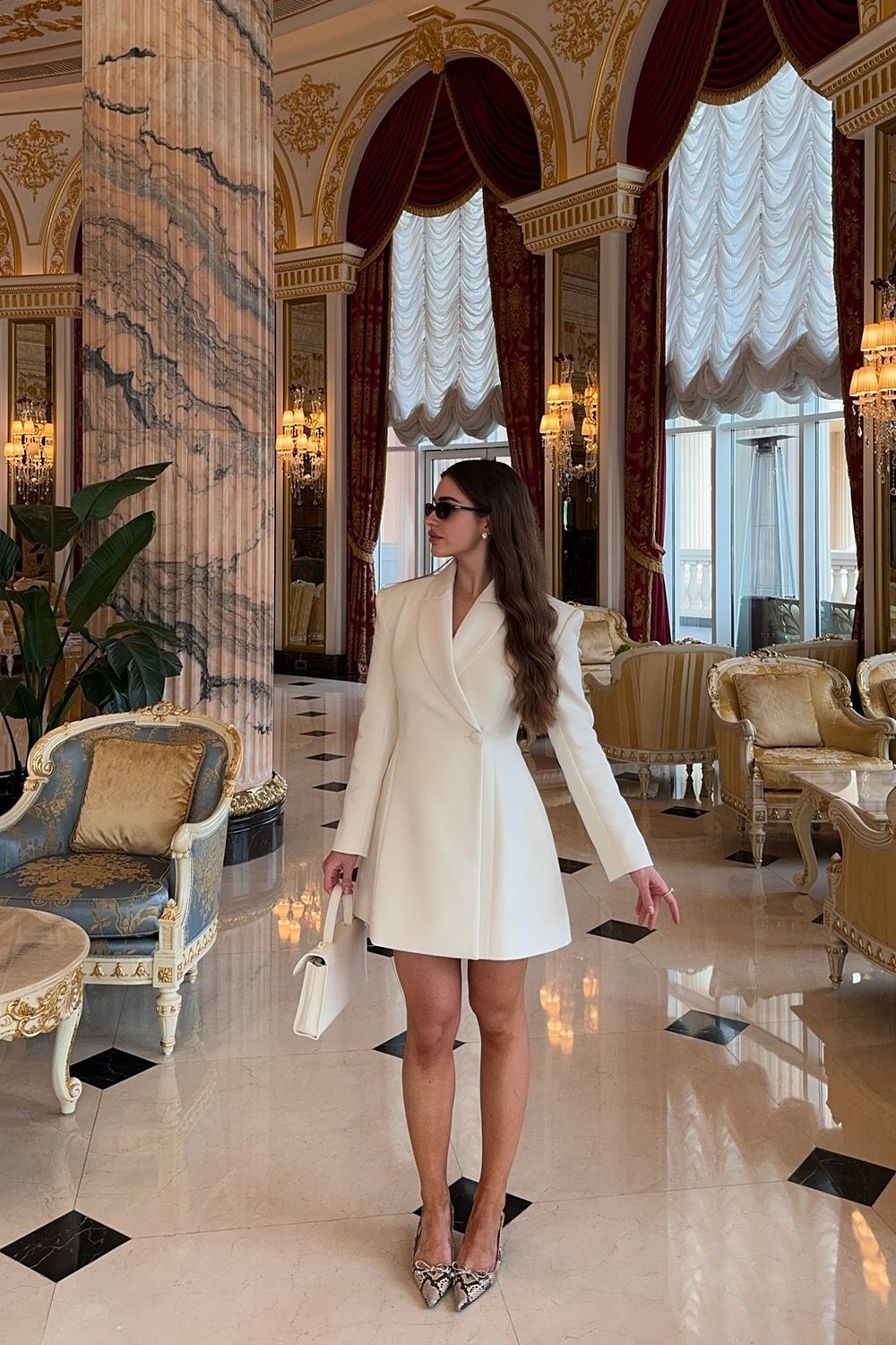 Post featuring Tailored Mini Blazer Dress