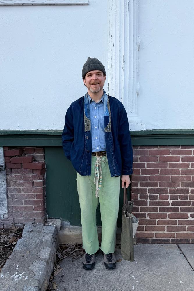 ChristopherCurran's fit featuring Engineered Garments, Kapital, Dr. Collectors
