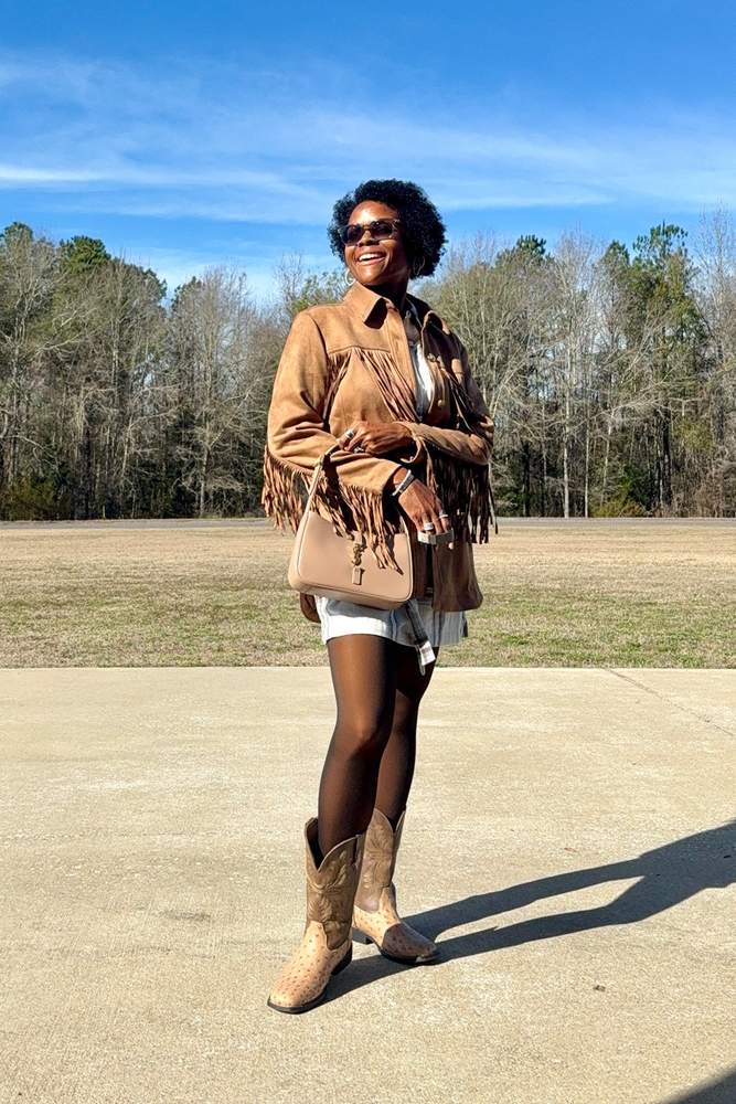 ToniTonyTone's fit featuring Boot Barn, Loft, Yves Saint Laurent