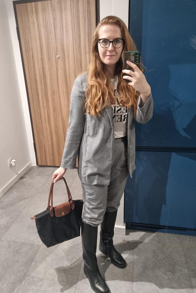 Alicixxx's fit featuring Longchamp, Massimo Dutti, stradivarius