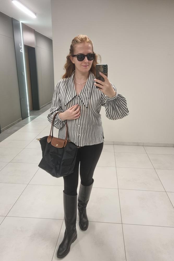 Alicixxx's fit featuring Ray-Ban, Massimo Dutti, Longchamp, H&M