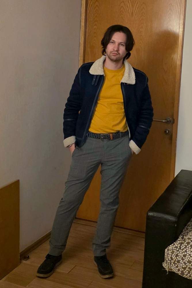Yisus1Chrust's fit featuring GAP, Mango, Two men, AliExpress, Hand Crafted