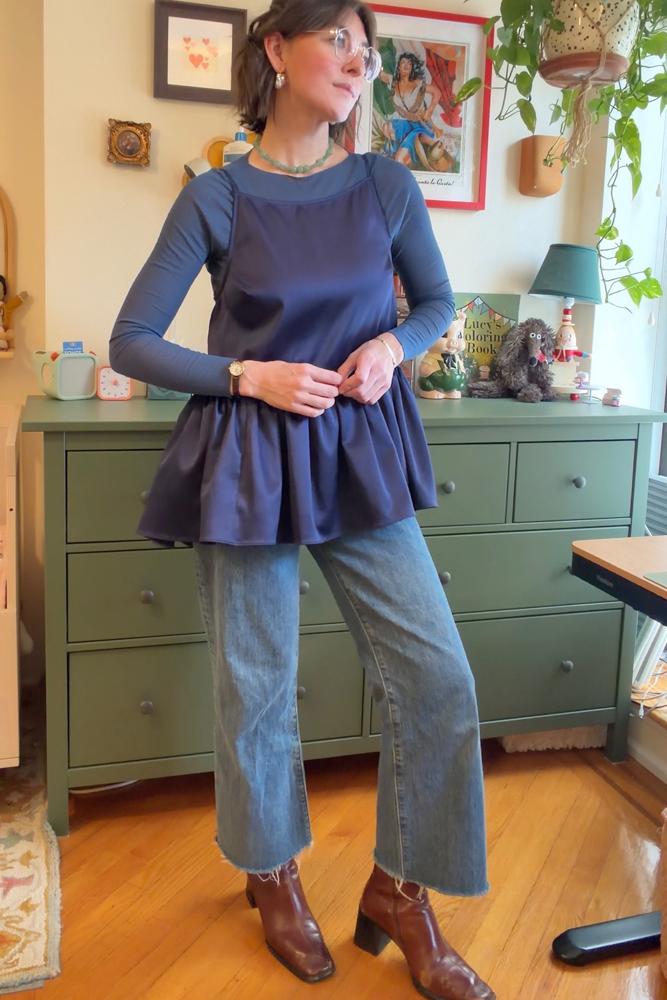 christinemakeswears's fit featuring Timex, Anthropologie, Shashi, Sezane, Agolde