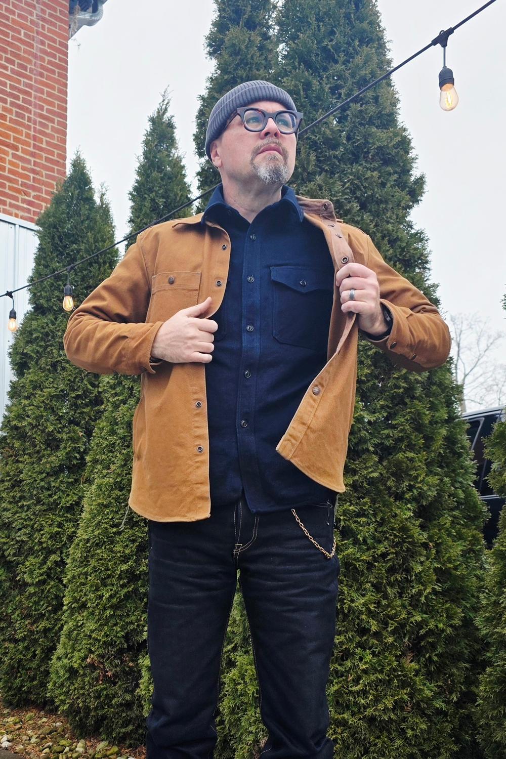 Post featuring IH-666-XHSib 25oz Selvedge Denim Slim Straight Cut Jeans - Indigo/Black