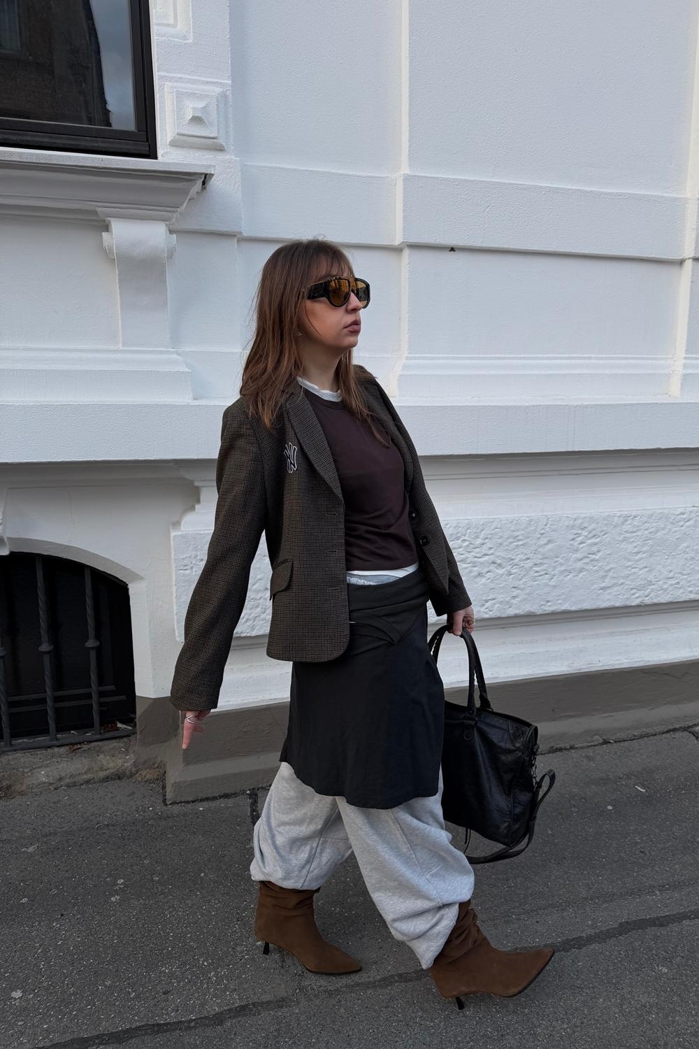 Post featuring Grey Marl Baggy Monster Joggers