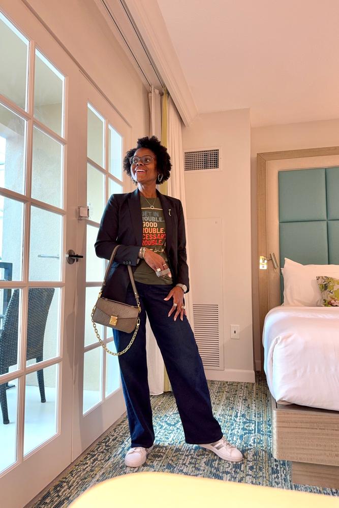 ToniTonyTone's fit featuring Old Navy, Louis Vuitton, DSW