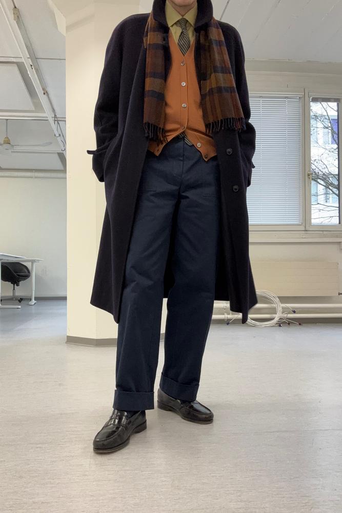 ogDamemoto's fit featuring Berg & Berg, G.H. Bass & Co., Nina Ricci, Filippo de Laurentiis