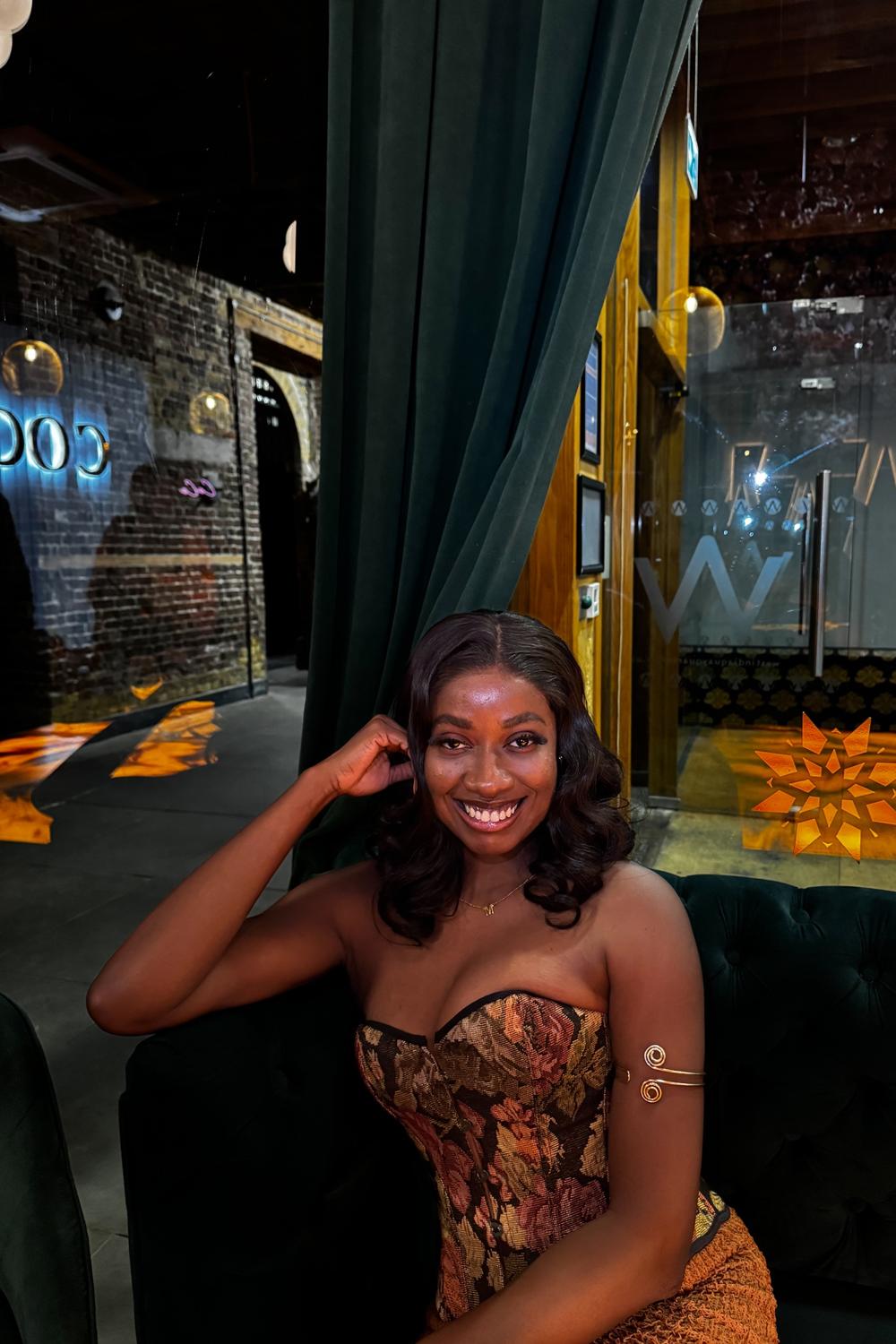 Post featuring Chocolate Textured Jersey Maxi Skirt