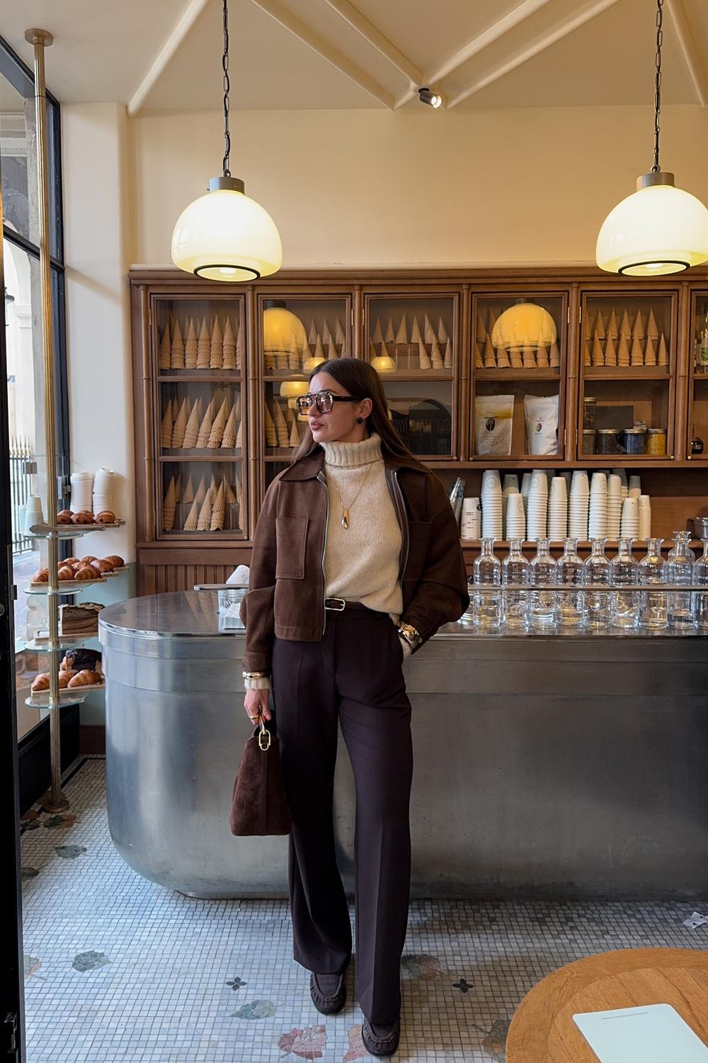 Post featuring Small Boomerang Suede Brownie