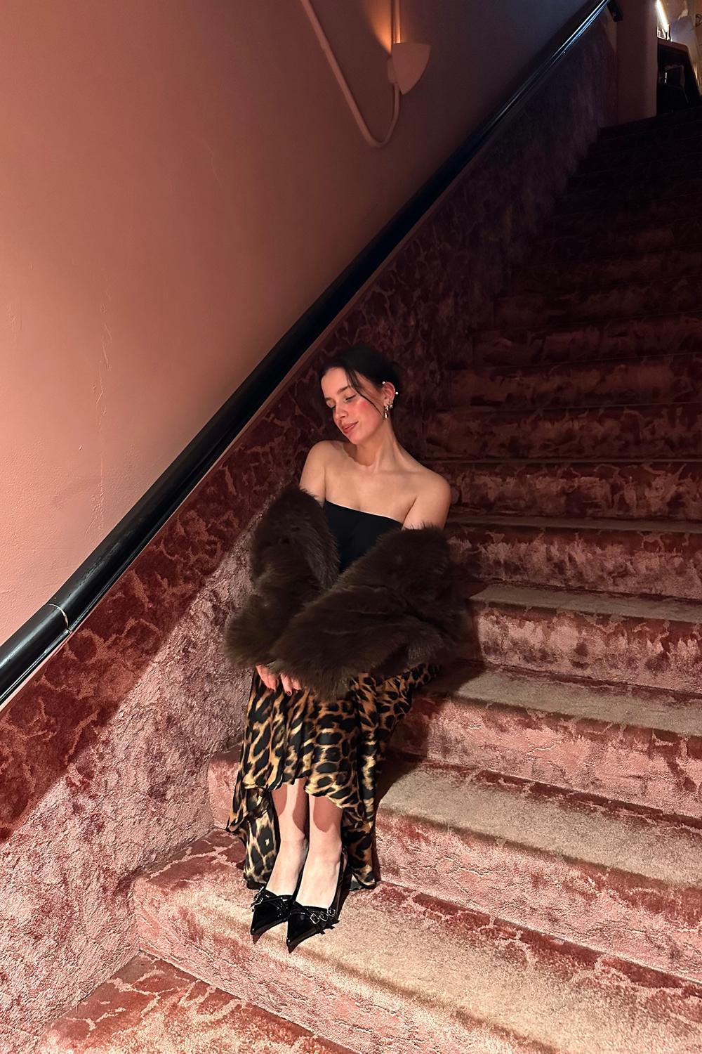 Post featuring Leopard Print Slim Maxi Skirt