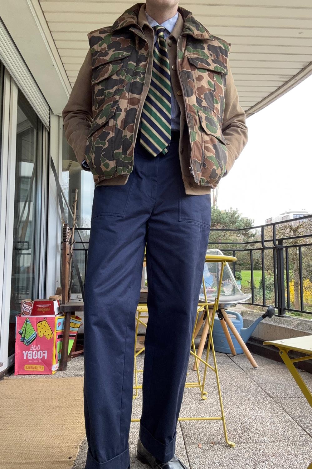 Post featuring Albert Fatigue Trousers - Navy