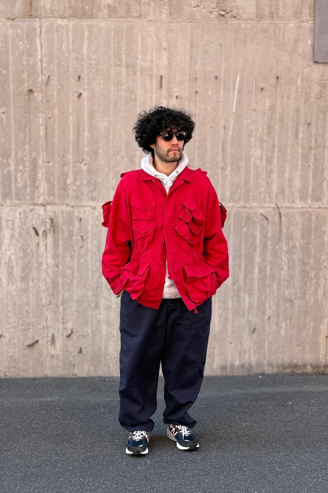 Kazma's fit featuring Engineered Garments, New Balance
