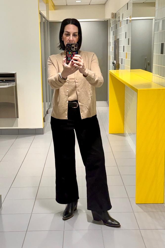 GAviv's fit featuring Boden, Quince, Coach, Parker Thatch