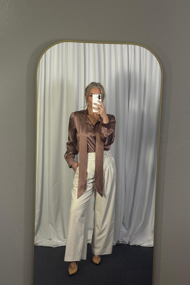 BusinessCasualOOTD's fit featuring DAISYSILK, Ann Taylor