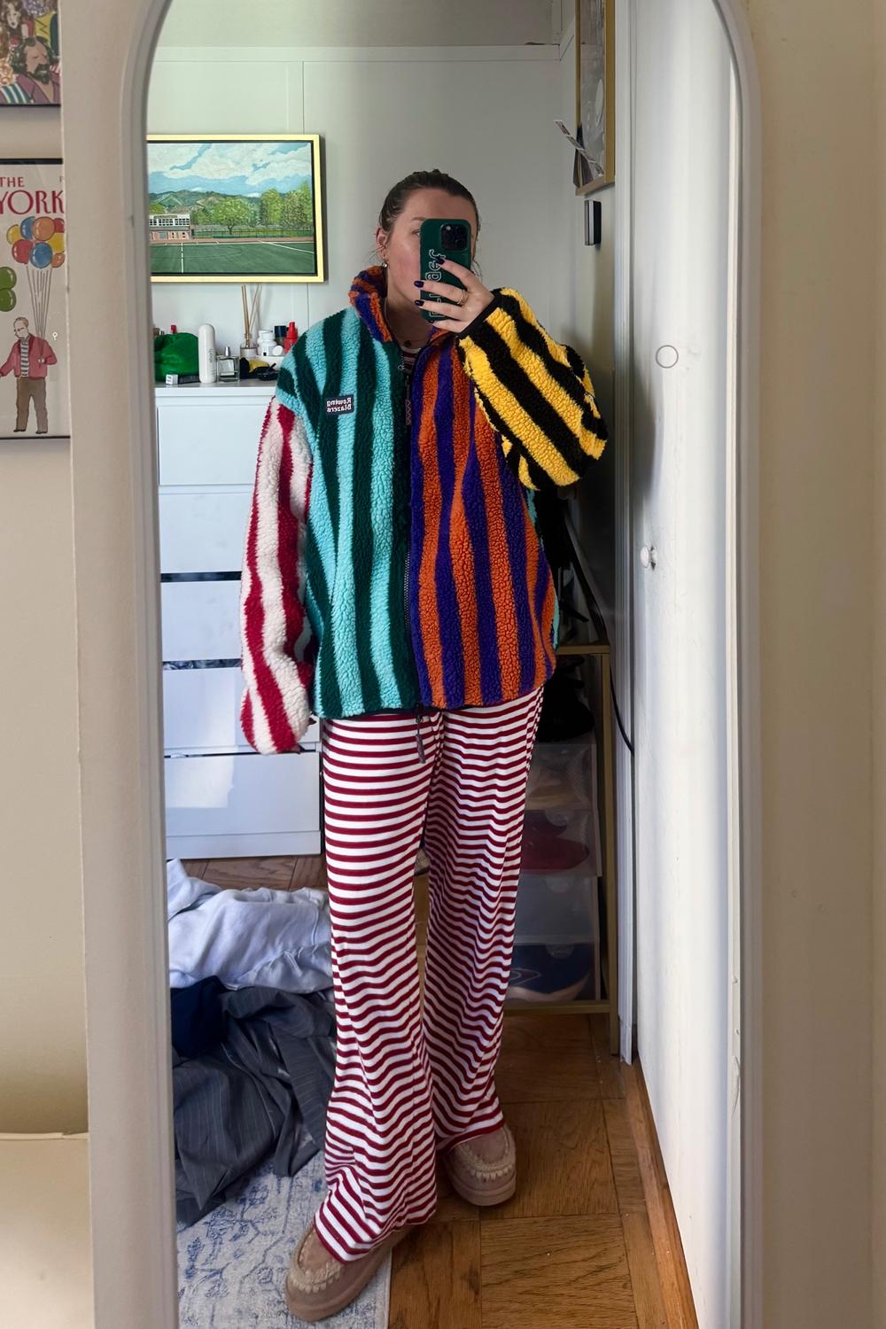 Post featuring Striped Cotton Pants - Lemonade + Malibu Stripe