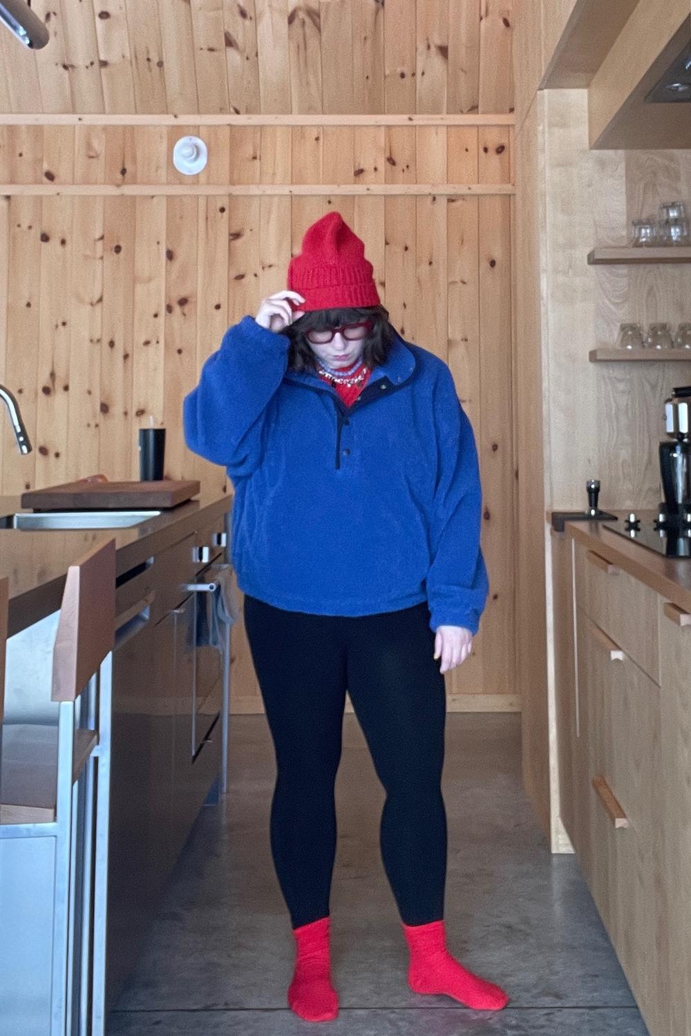 Post featuring AE Relaxed Sherpa Fleece Henley Sweatshirt Women's Blue XXS