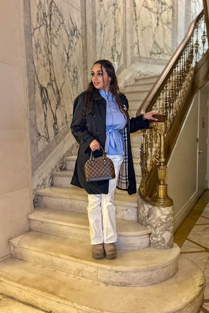 snugglebunbun's fit featuring Michael Michaud, Burberry, Louis Vuitton, Levi's, UGG, Amazon Basics, Welligogs