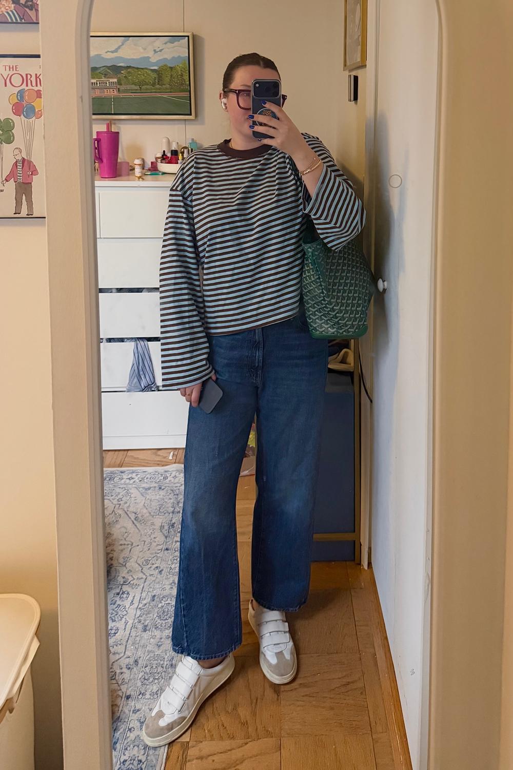 Post featuring BLOOM LONG SLEEVE - CHOCOLATE SEA STRIPE