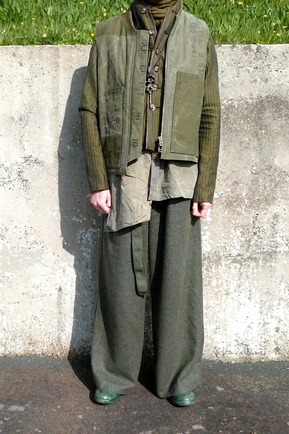 Post featuring SS24 || PROTOLOGICAL ARCHETYPE SHIRT JACKET || GREEN