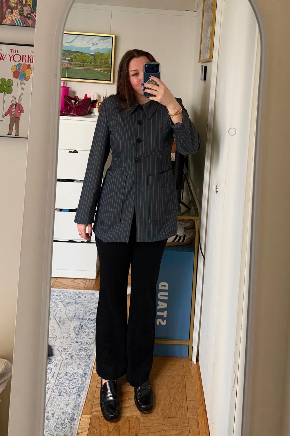 Post featuring Rivet Black Leather Loafers