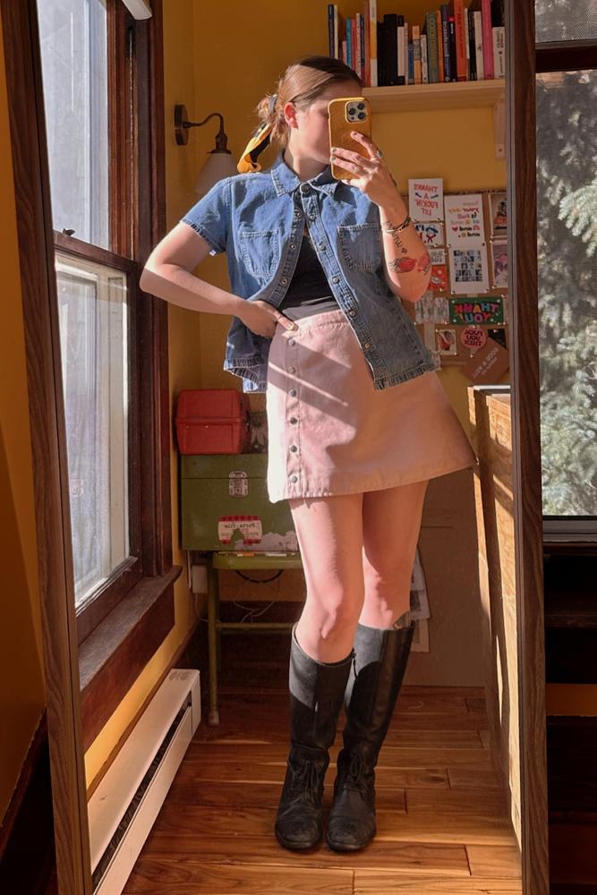 thriftbee's fit featuring , , , 