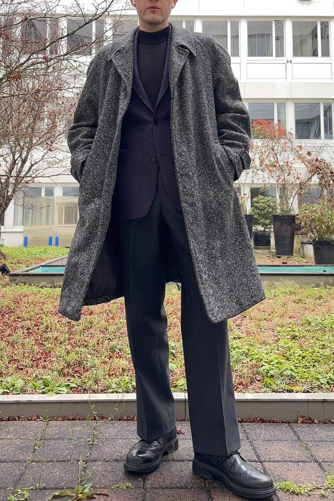 ogDamemoto's fit featuring Camper, Burberry, Moon, Universal Surplus