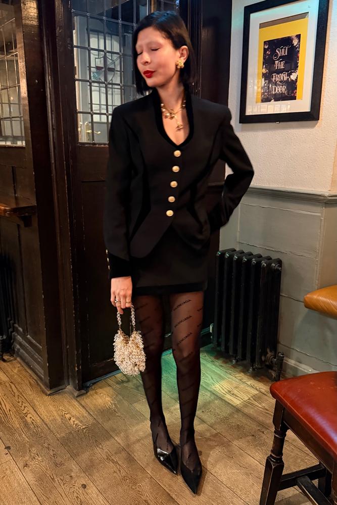 amanndaflor's fit featuring Escada, Topshop, Balenciaga, Chanel